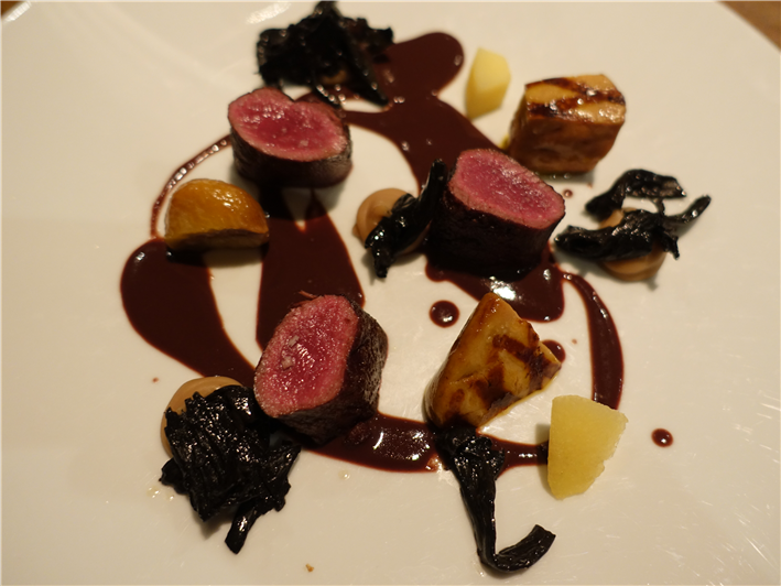 hare royale with foie gras